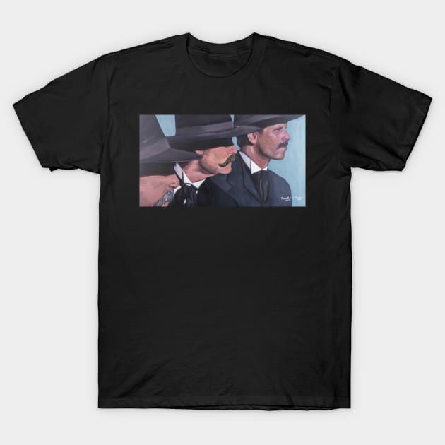 Tombstone Movie T-Shirt by Kenneth R Williams